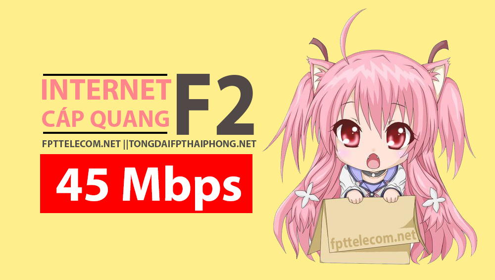 Gói cước cáp quang FPT Internet FPT Fiber F2 FTTH