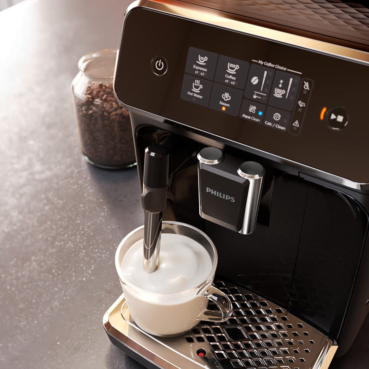 Phillips EP221/40 có thể pha được từ espresso đến latte (Nguồn: Amazon UK)