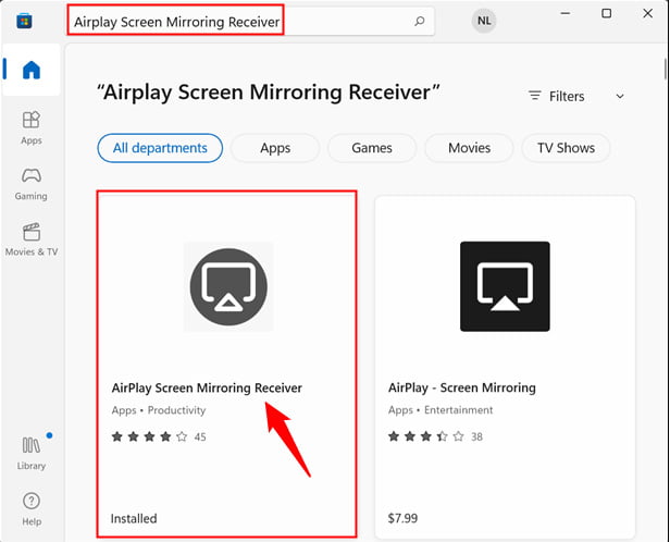 AirPlay Screen Mirroring Receiver