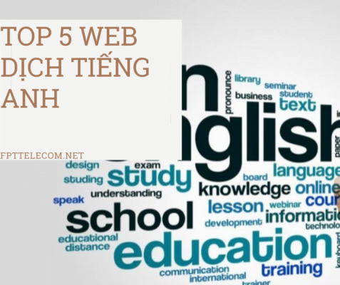 Top 5 web dịch tiếng Anh