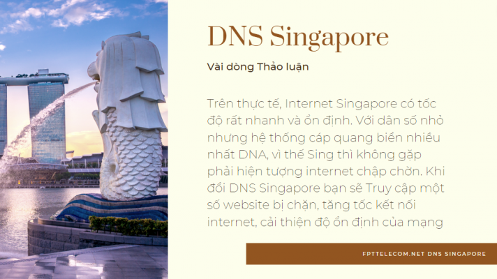 Hướng dẫn đổi DNS Singapre