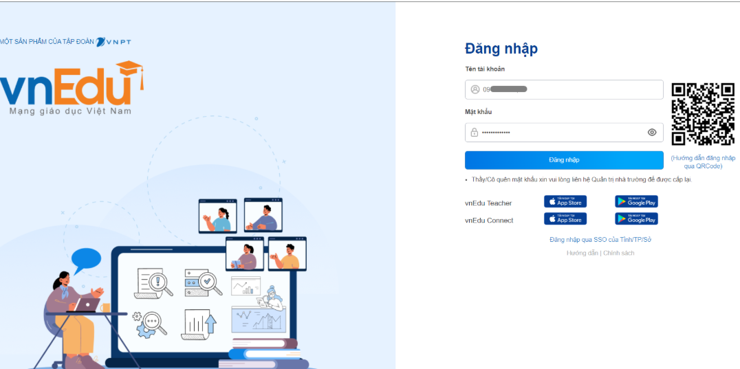 Chuyên trang hỗ trợ người dùng, sử dụng Vnedu.