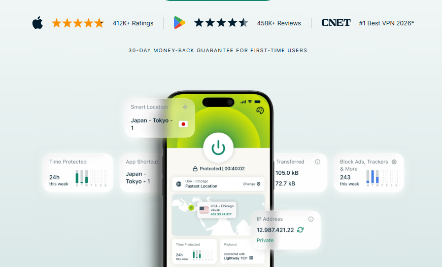 ExpressVPN- Phần mềm VPN tốt nhất thế giới