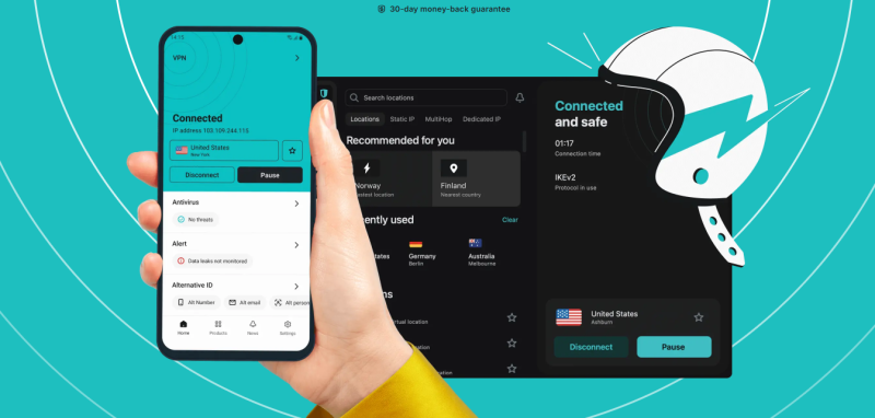 Surfshark- Không giới hạn số lượng thiết bị sử dụng