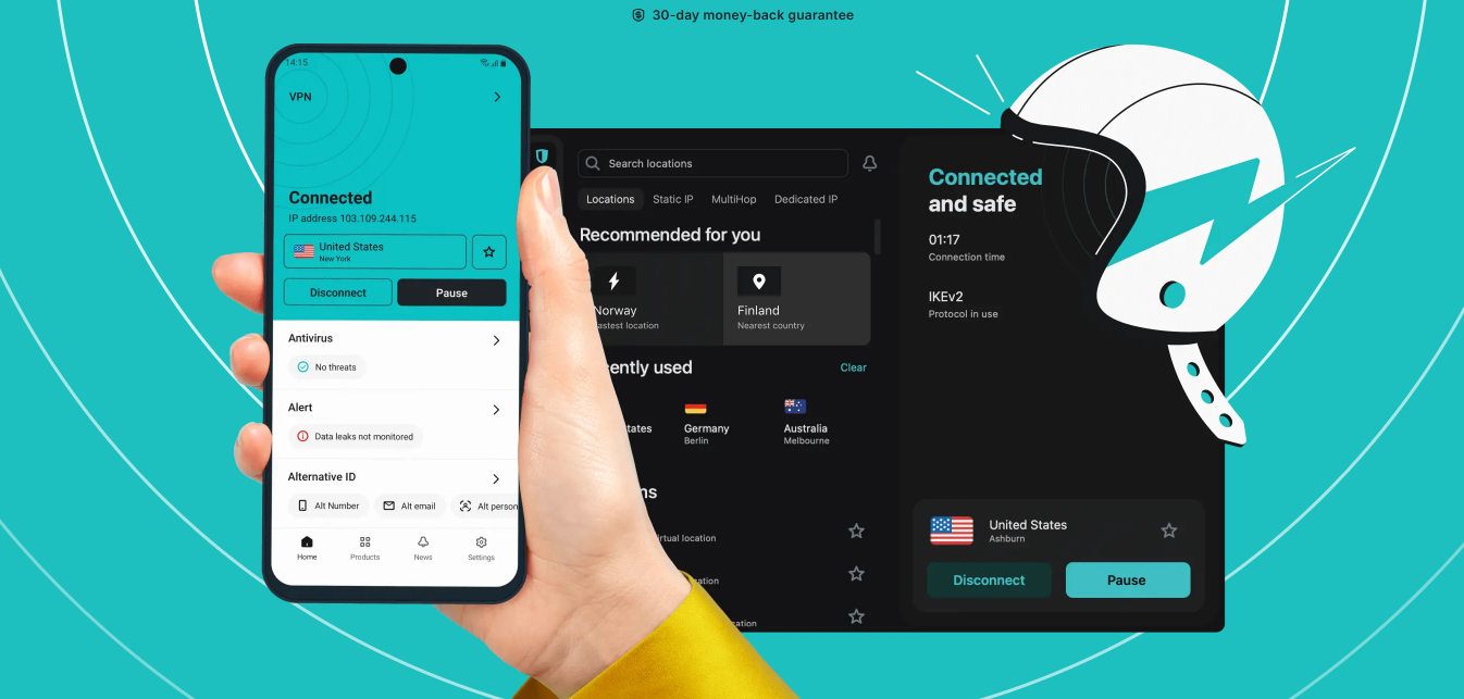 Surfshark- Không giới hạn số lượng thiết bị sử dụng