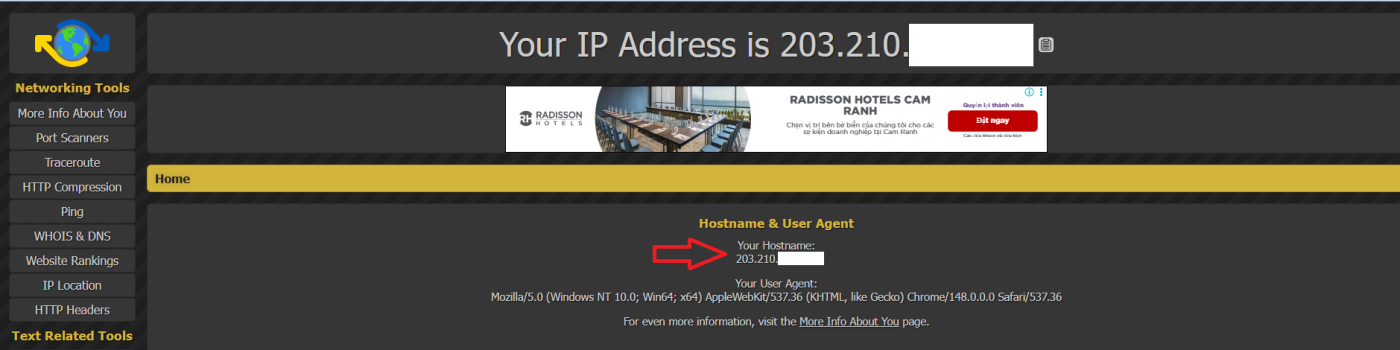 Kiểm tra địa chỉ IP của bạn là gì?